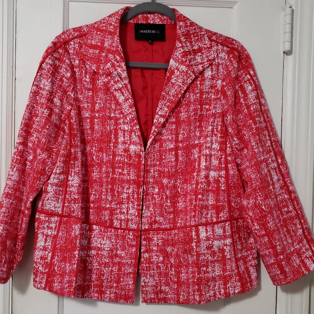 Lafayette 148 New York Italian Print Jacket